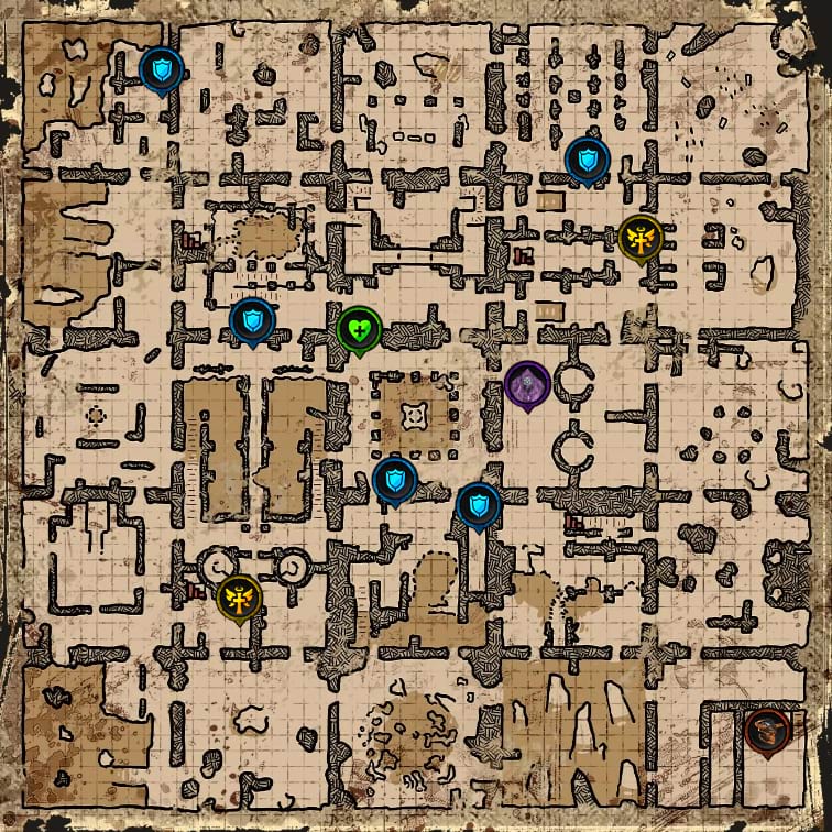 Dark and Darker - Interaktive Karte der Ruinen